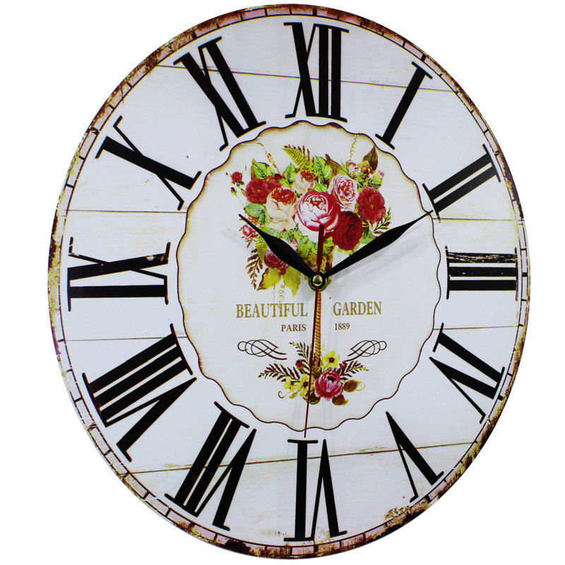 Obique 34cm Beautiful Garden Wall Clock | Wayfair.co.uk
